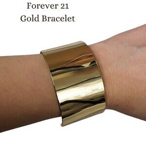 Forever 21 Gold Bracelet Womens Gold Bangle Bracelet One Size